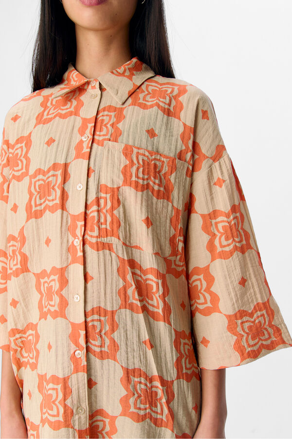 Object Printed short sleeve shirt Grey