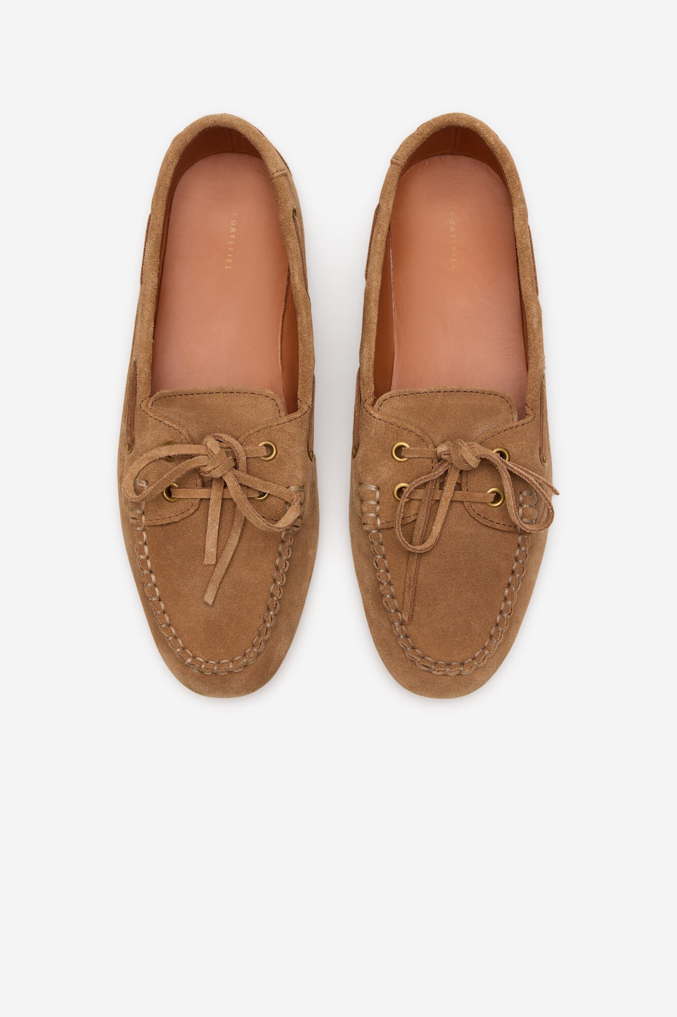 Cortefiel Split leather leather moccasin