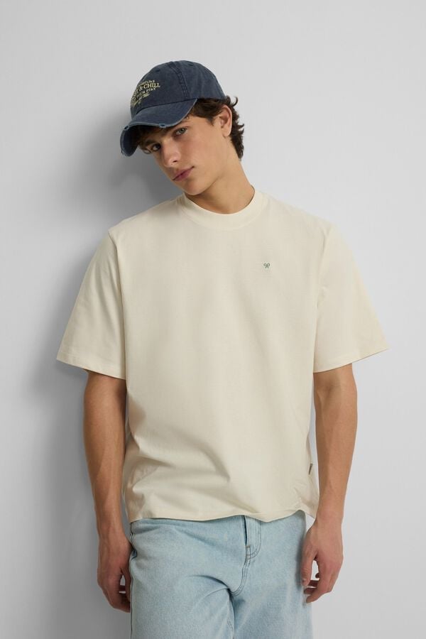 Silbon T-shirt special fit le champs Ecru