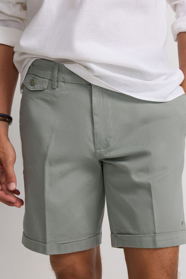 Silbon Bermudas cl&aacute;ssicas Verde