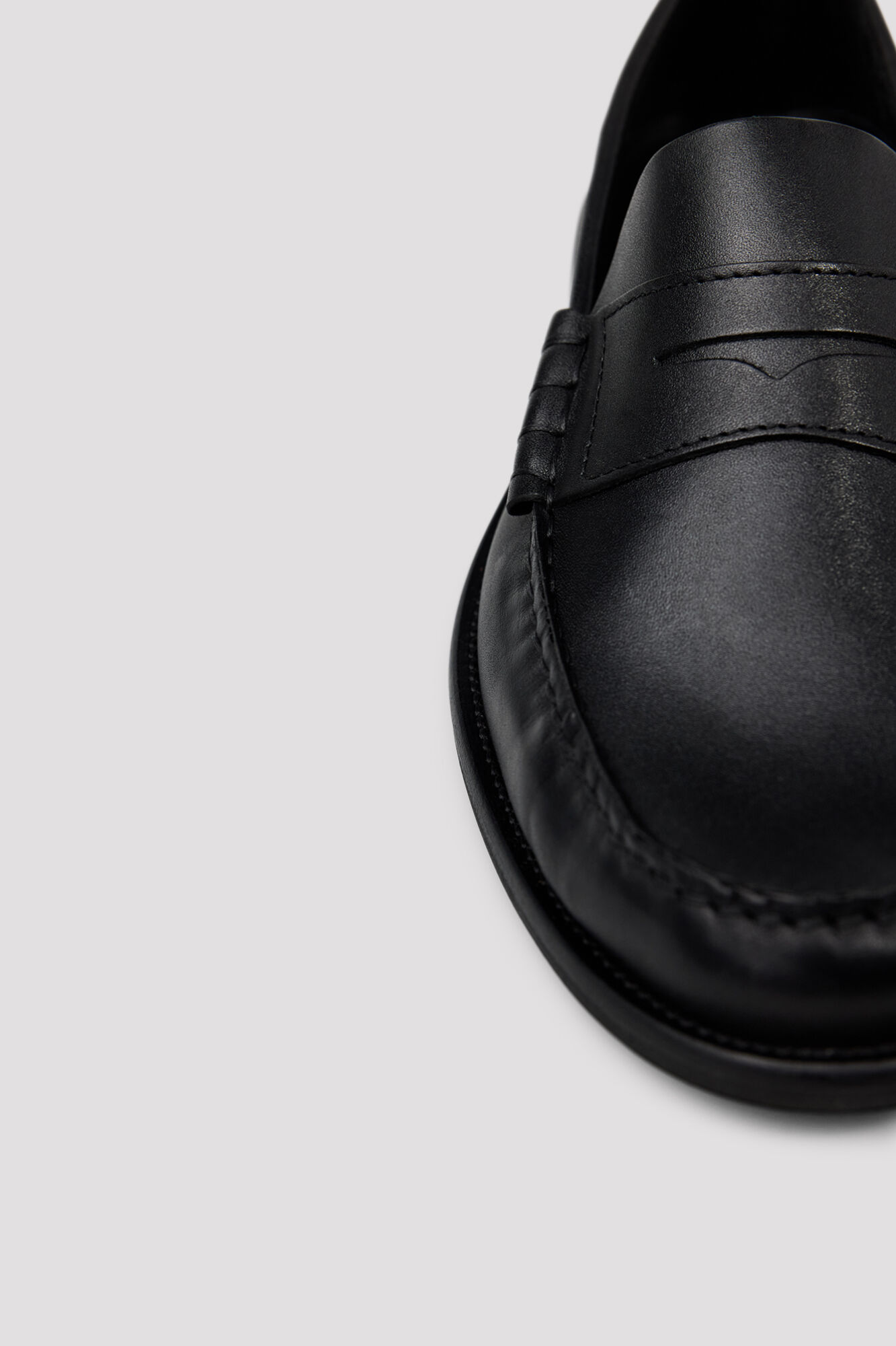 Cortefiel Leather penny loafers