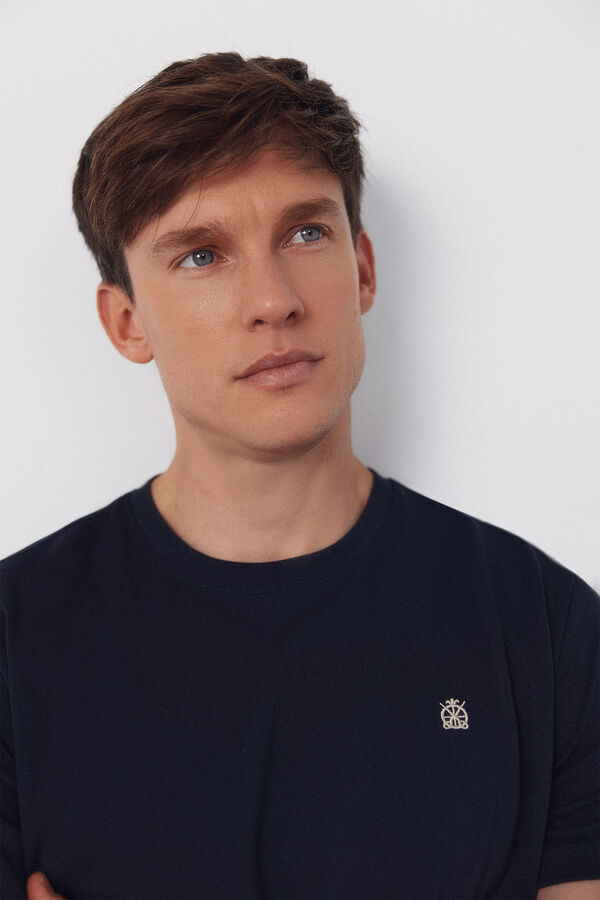 Cortefiel Coolmax&reg; T-shirt Navy