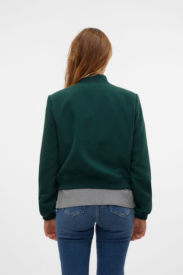 Vero Moda Long sleeve bomber jacket Dark green