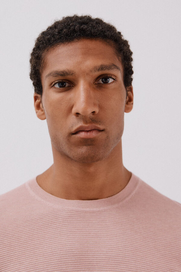 Cortefiel Fine knit jumper  Pink