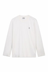 OOTO T-shirt de manga comprida Ecru