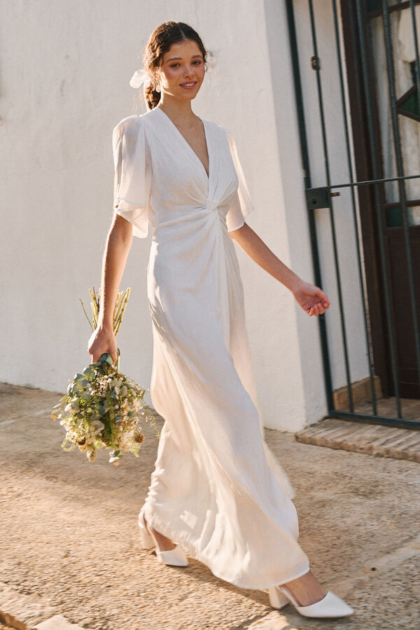 Polín Et Moi Vestido de noiva jasmim Branco