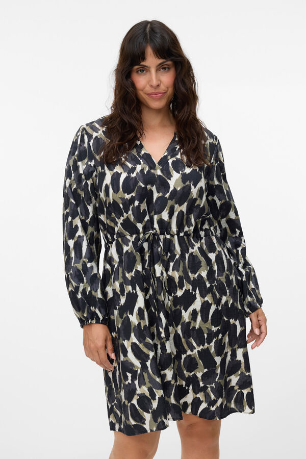 Vero Moda Curve Vestido curto de manga comprida Curve  Verde