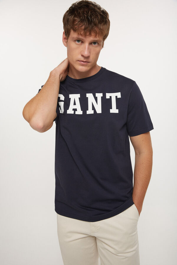 Gant Camiseta con motivo GANT Azul oscuro