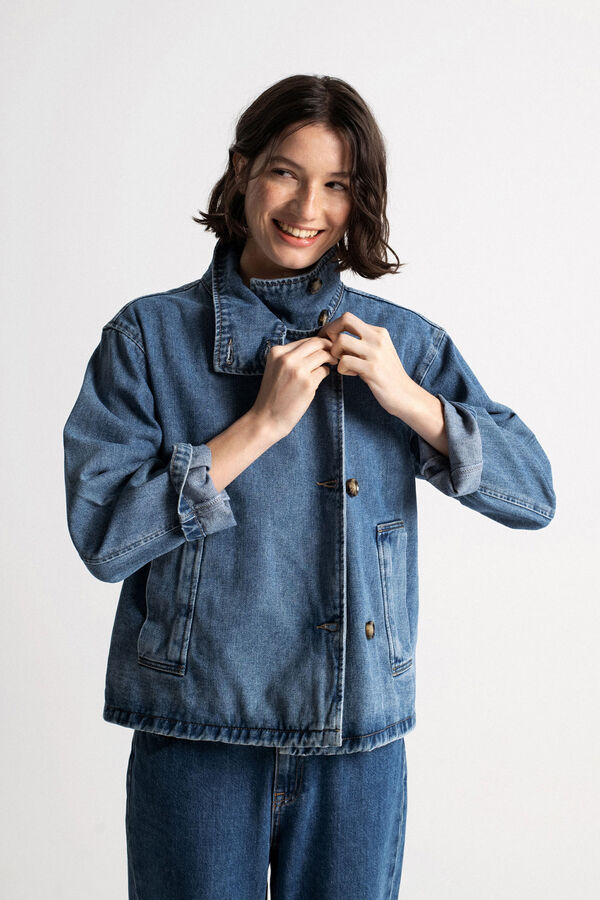 Object Jaqueta jeans trespassada Azul