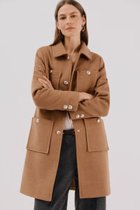 Cortefiel Coat with golden buttons