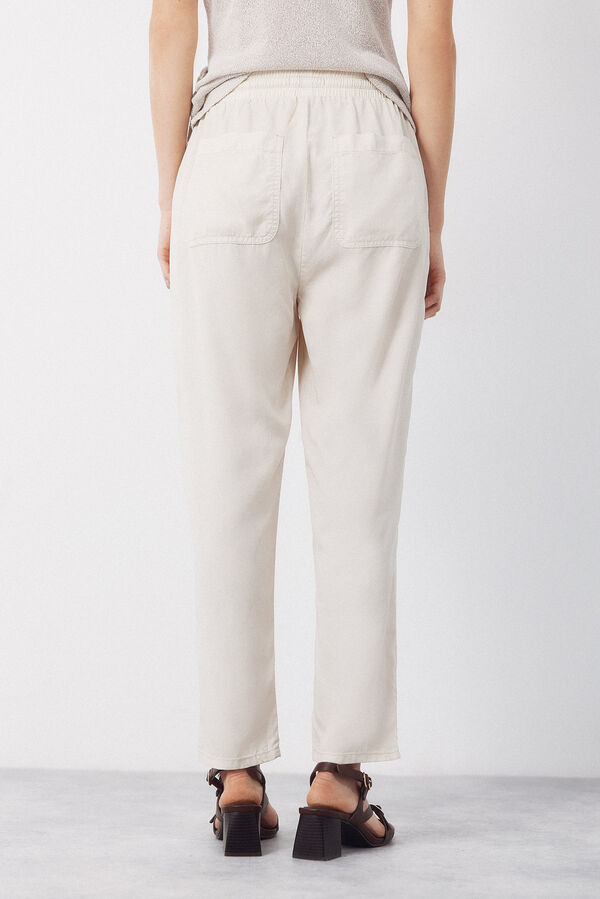 Cortefiel Tencel fluid trousers Multicolour