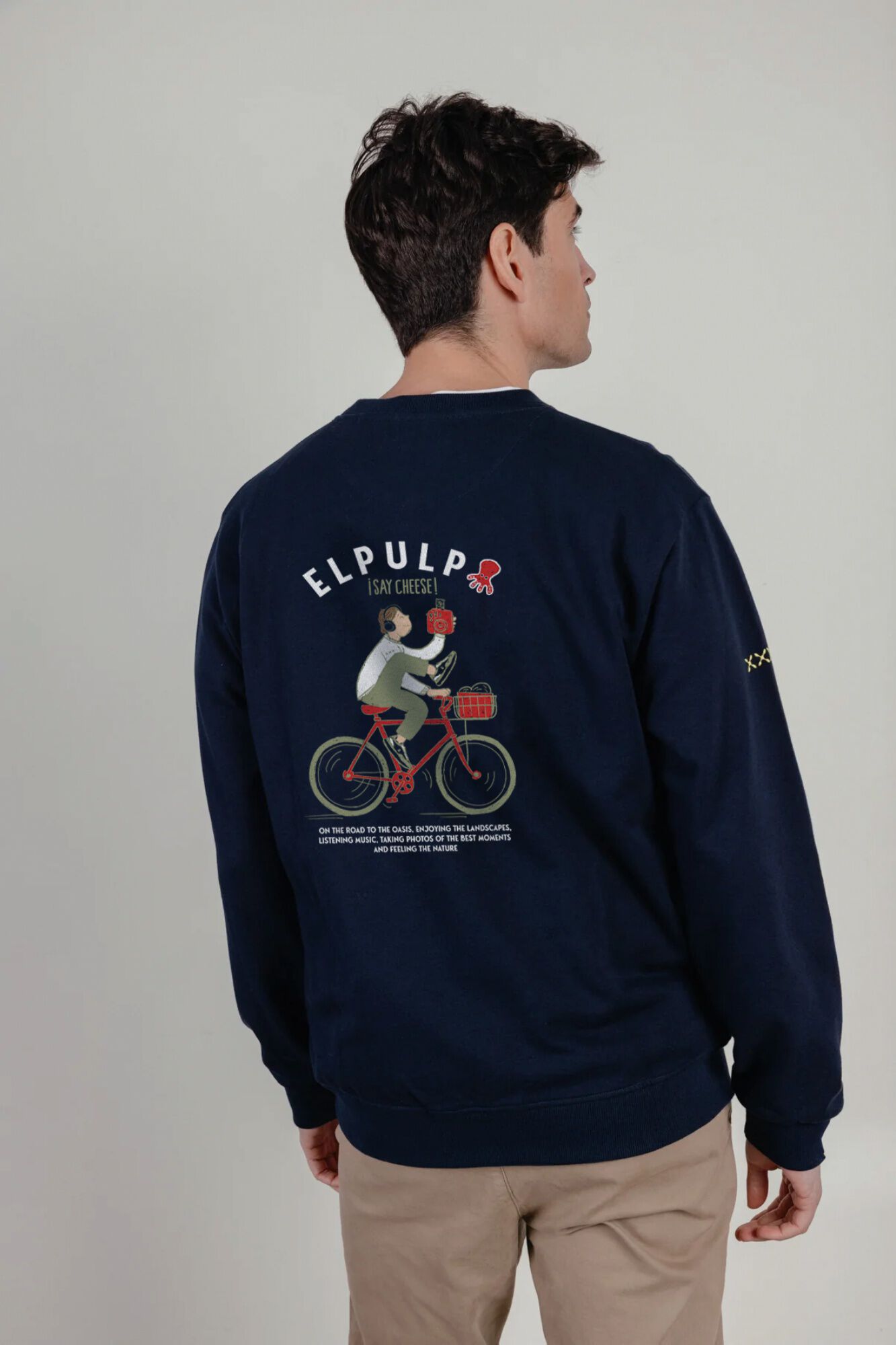 elPulpo Sudadera cuello caja