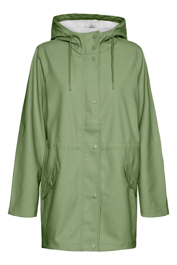 Vero Moda Chubasquero corto con capucha Verde