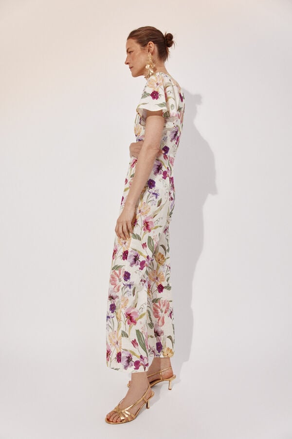 Cortefiel Printed jumpsuit Multicolour