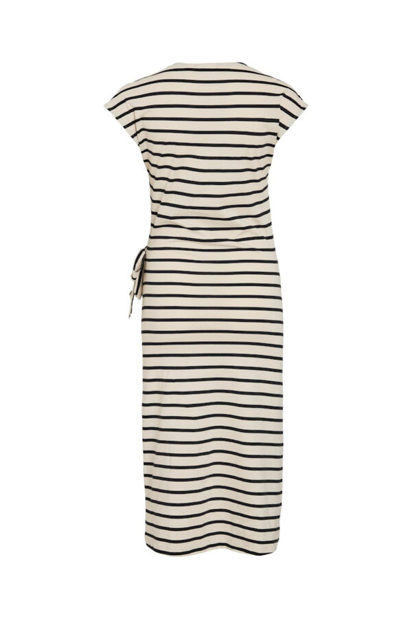 Vila Organic cotton midi dress Printed white