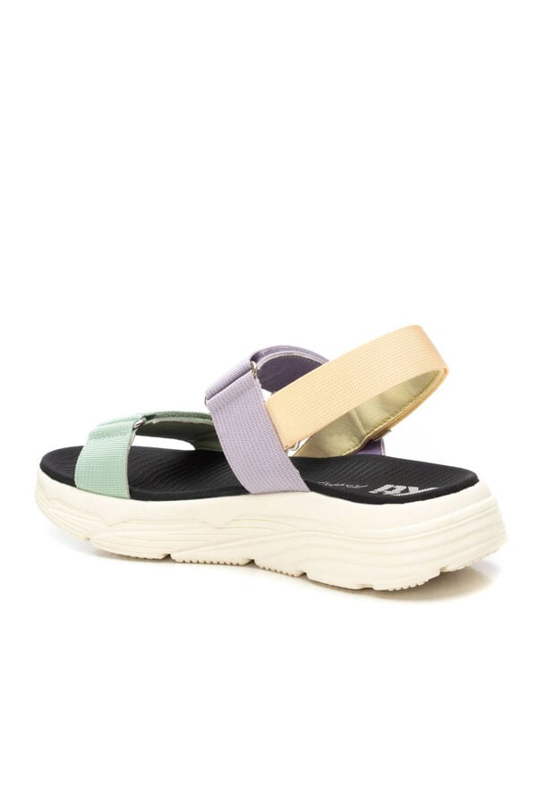 XTI Sand&aacute;lia de pala dupla com fecho adesivo Multicolorido