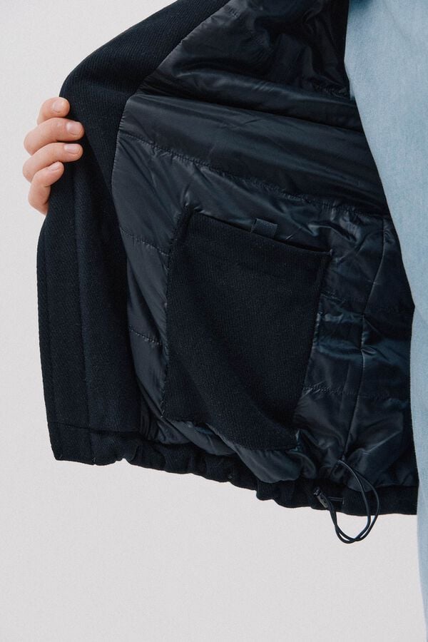 Cortefiel Wool jacket Navy