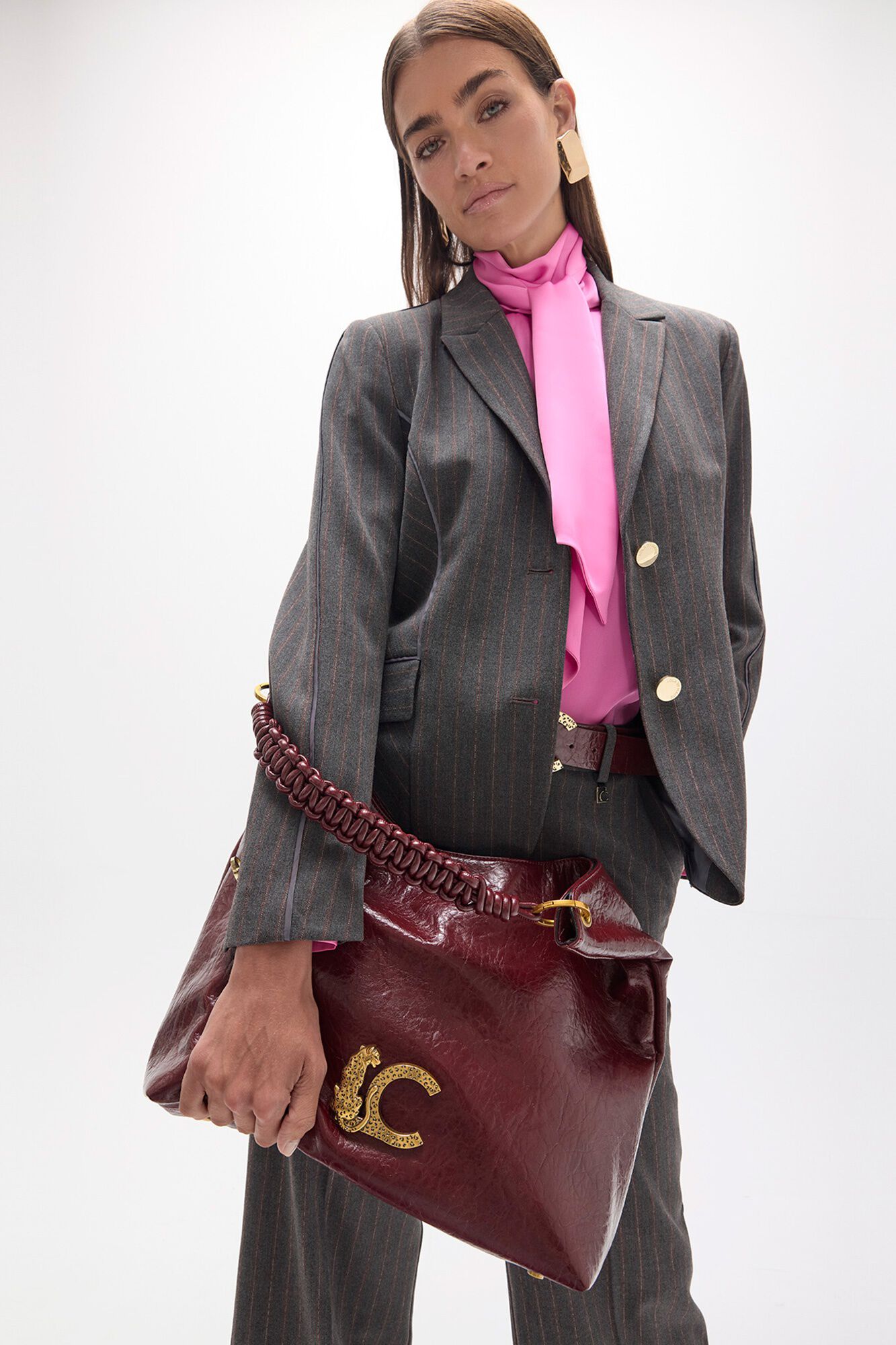 Lola Casademunt Shopper bag with braided handle detail
