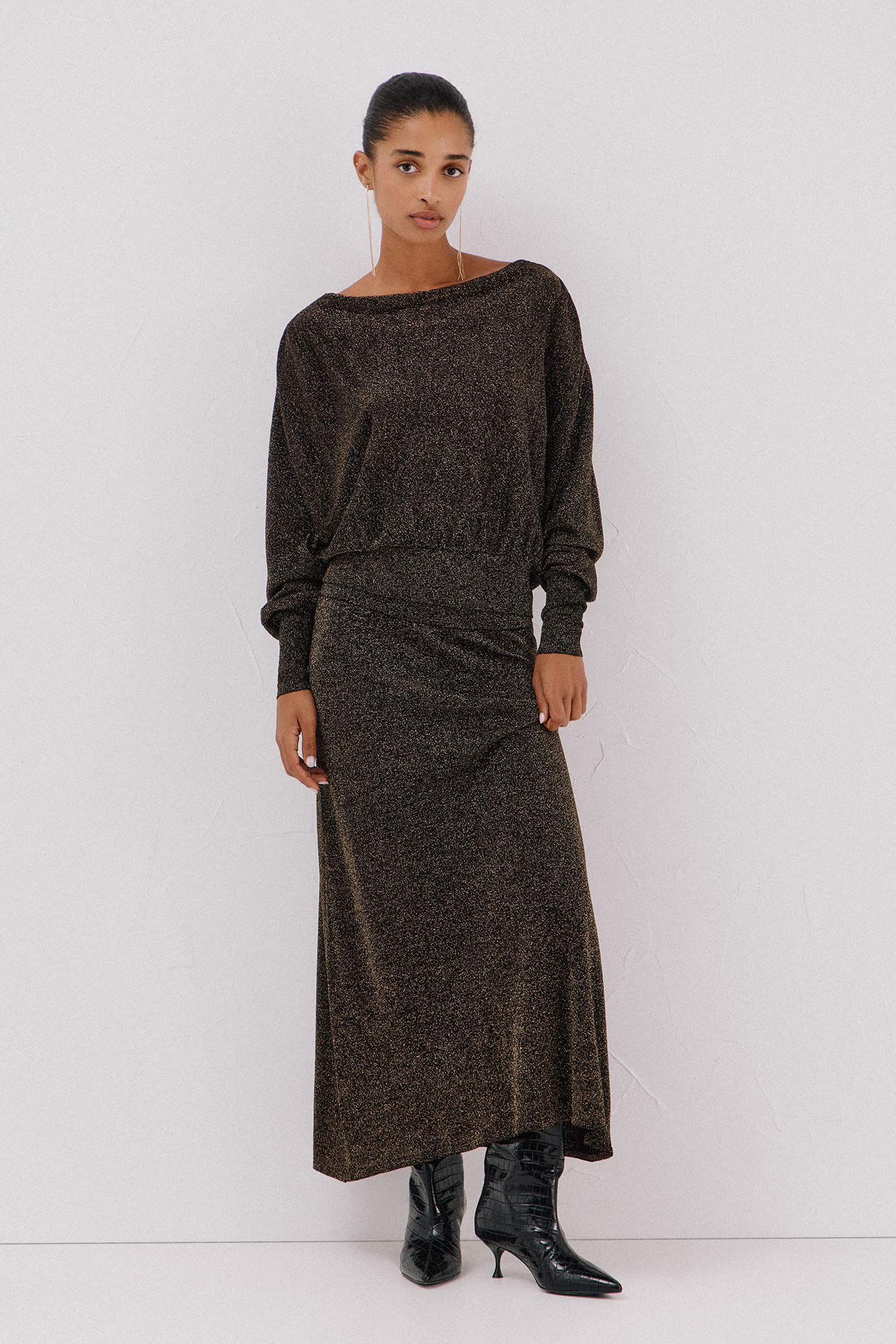 Cortefiel Jersey cuello drapeado.