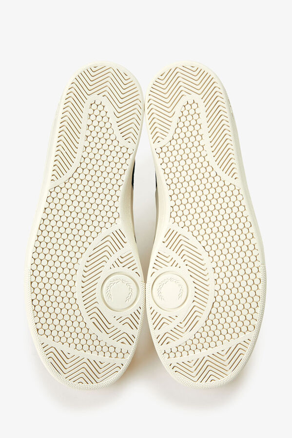 Fred Perry Sapatilhas B725 em pele/camur&ccedil;a Branco