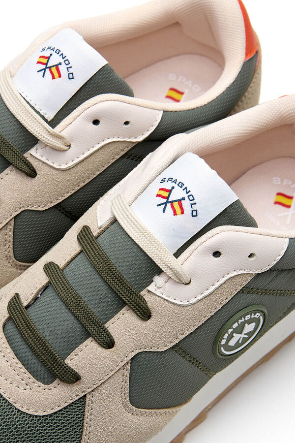 Spagnolo Sapatilhas retro running Verde