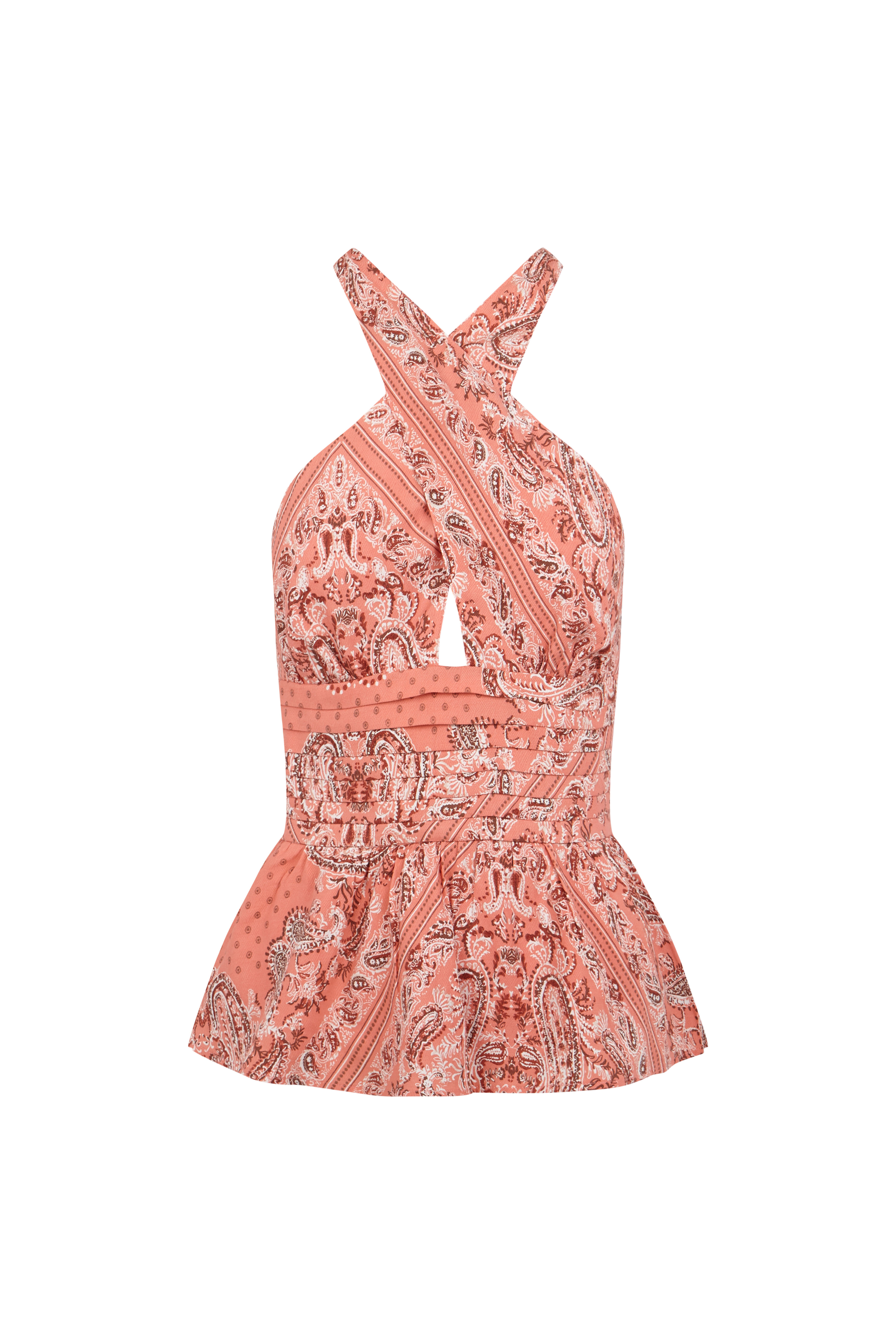 Slowlove Top estampado halter