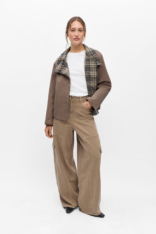 Object Reversible short jacket Brown
