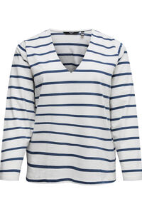 Vero Moda Top de manga comprida com gola em V