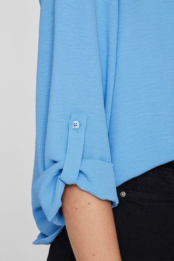 Vila blusa manga 3/4 Azul