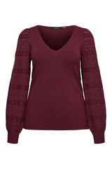 Vero Moda Curve Camisola de gola em bico Granada