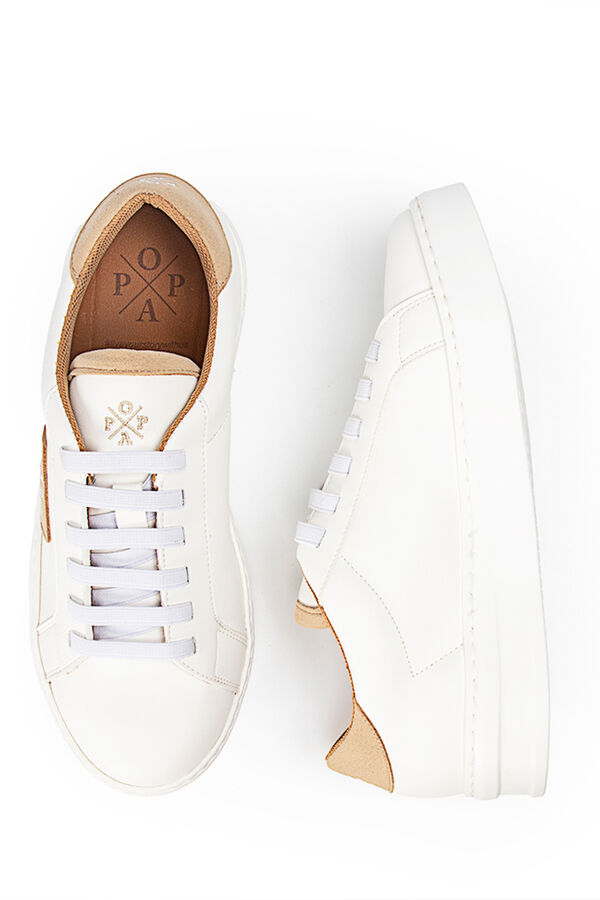 Cortefiel Sneaker unisex Macera Napa Beige