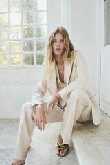 Caroll Cal&ccedil;a &agrave;s riscas Podium Tostado