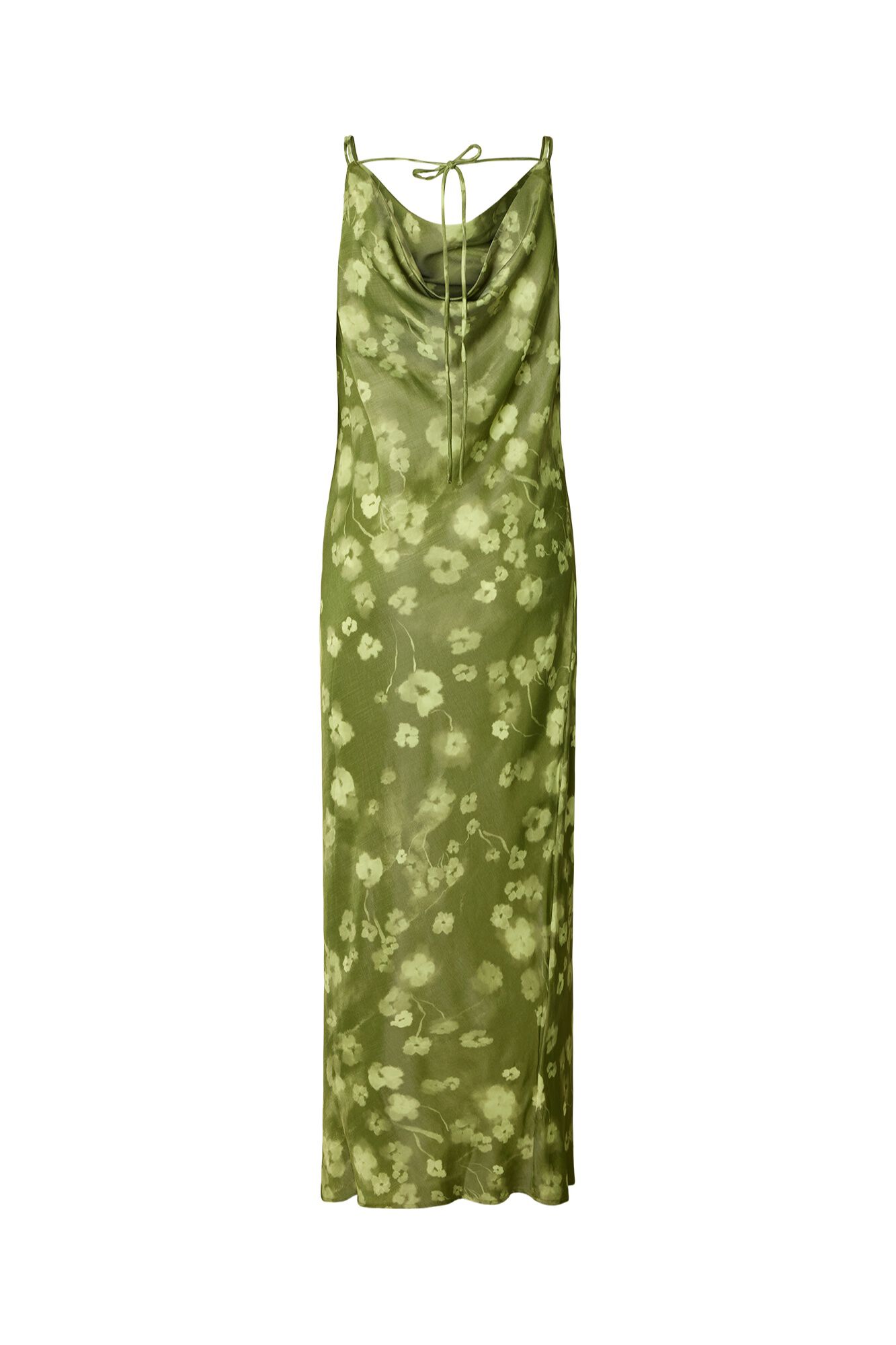 Selected Vestido comprido de al&ccedil;as finas