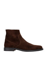 Cortefiel Suede ankle boot Brown