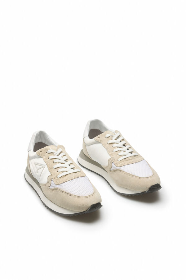 Cortefiel Sapato sneaker leve combinado Branco
