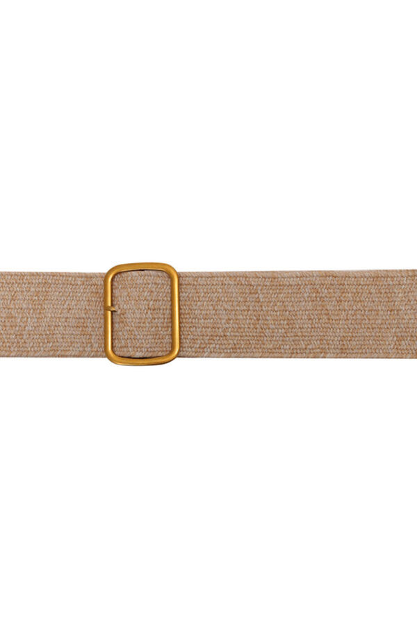 Grace & Mila Popcorn belt Beige