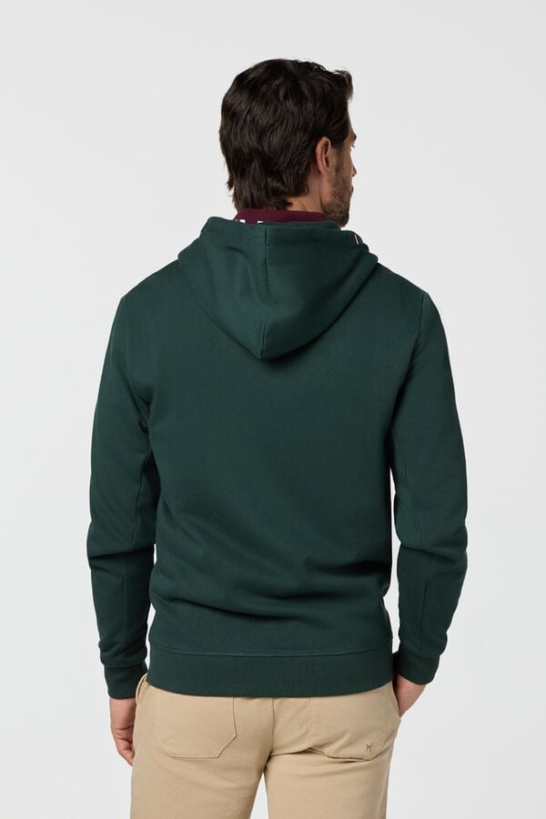 Williot Sweatshirt Williot com Fecho-&eacute;clair Verde