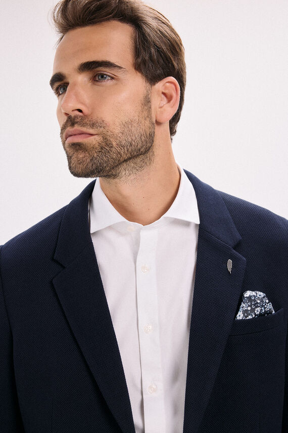 Americana de punto slim fit