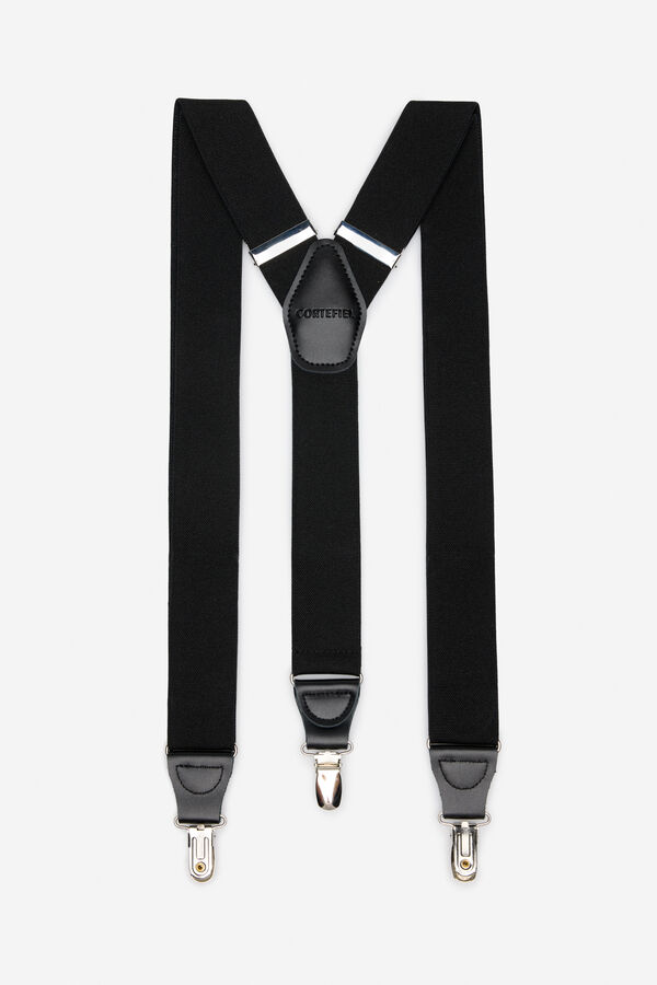 Cortefiel Plain elastic strap Black