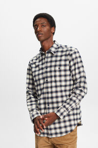 Cortefiel Regular fit checked shirt Printed white