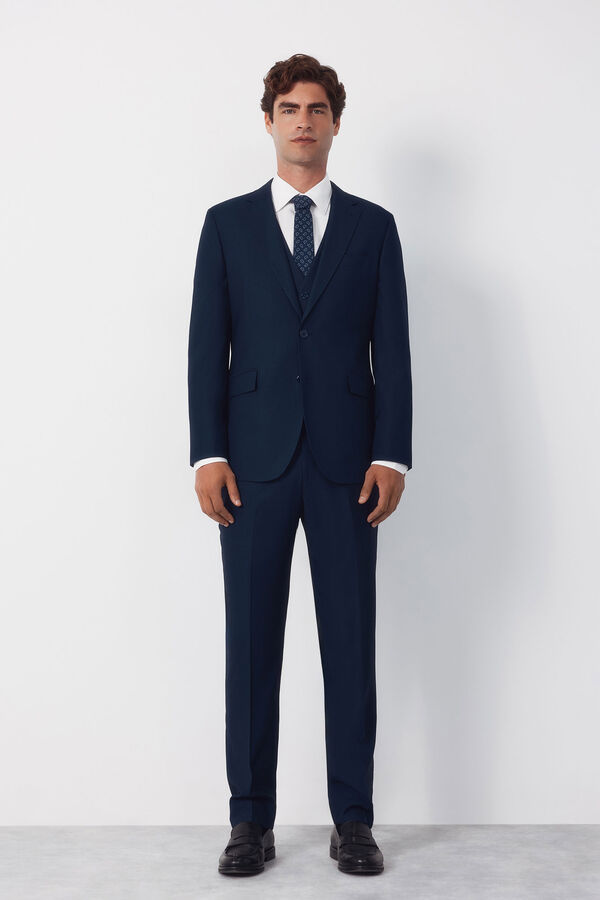 Cortefiel Blazer structureXXI Serie Navy