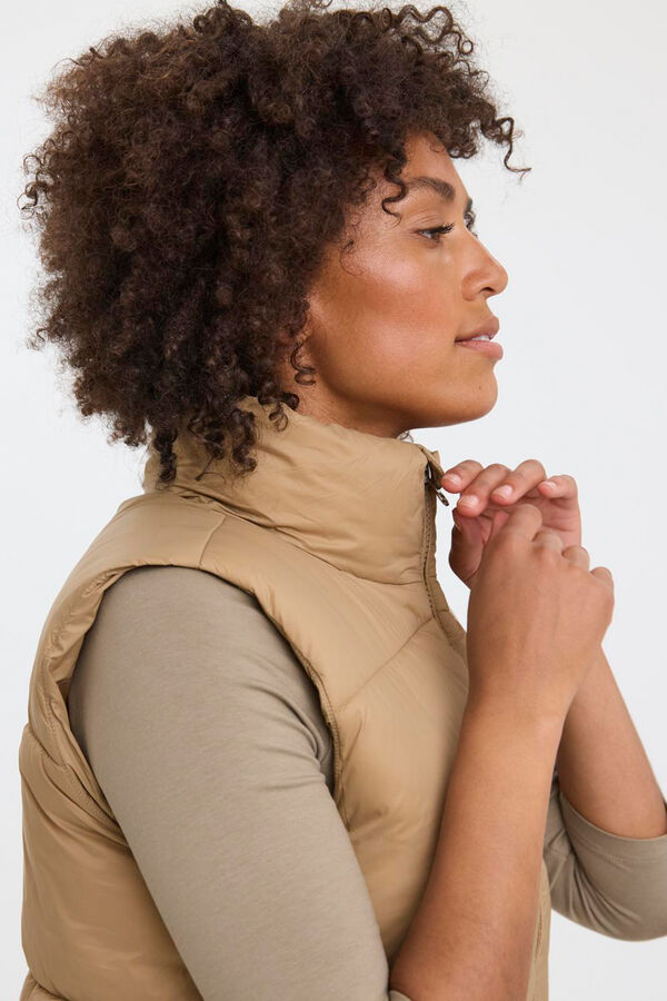 Vero Moda Colete midi Colete feminino Castanho