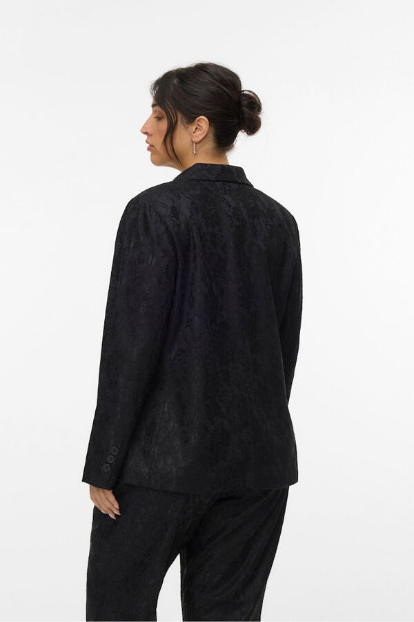 Vero Moda Curve Blazer de renda plus size Preto
