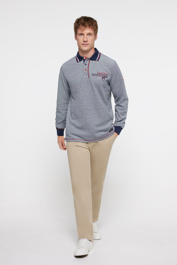 Privata "Authentic straight" piqu&eacute; polo shirt Blue