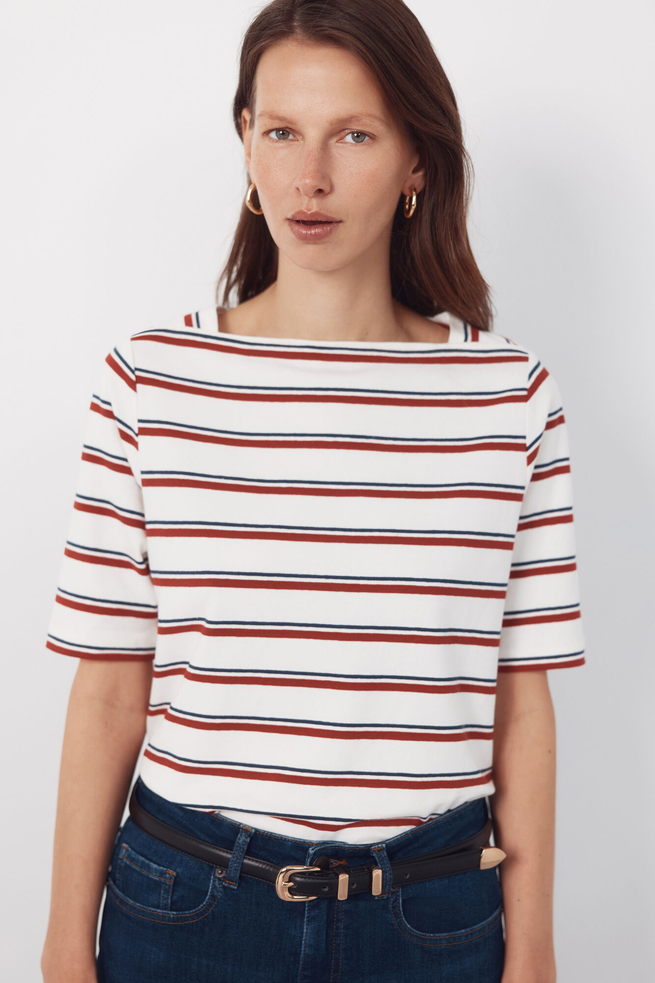 Cortefiel Boat neck t-shirt