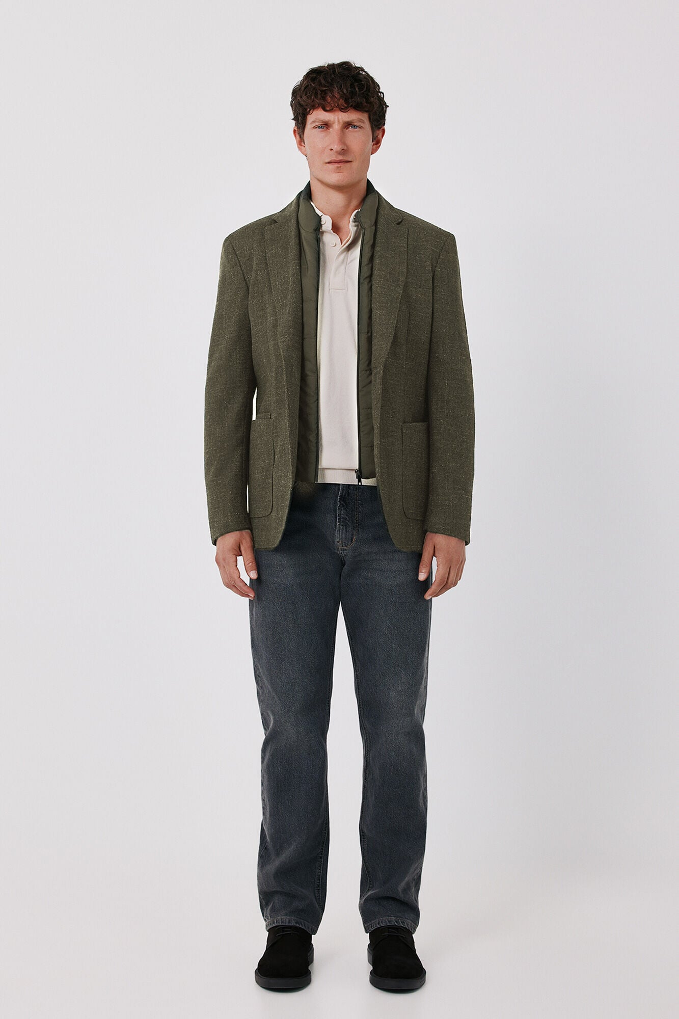 Cortefiel Wool jacket with removable lining
