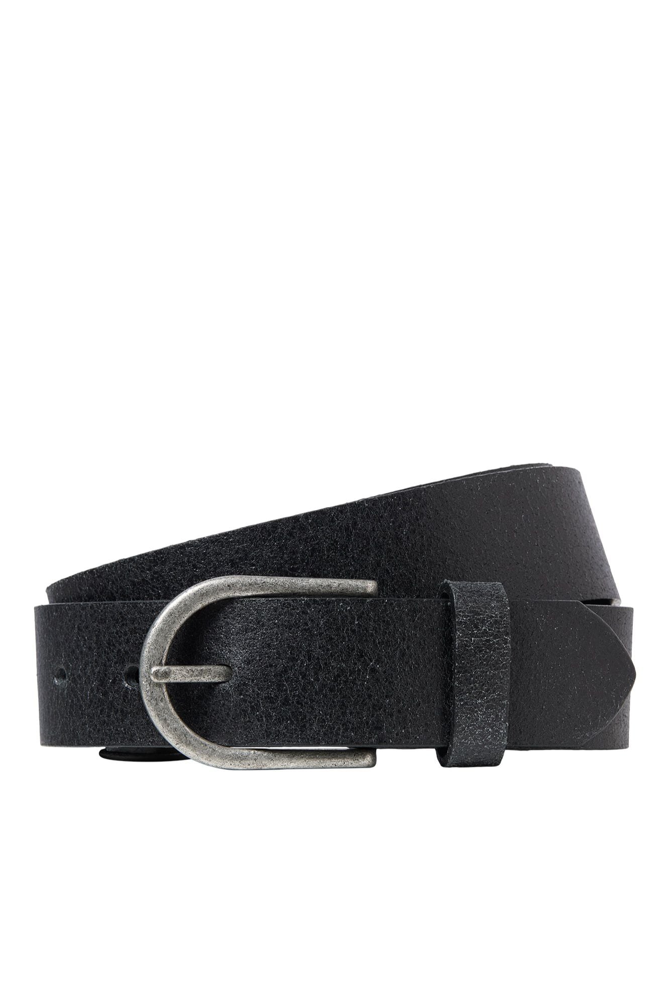 Jack & Jones Cinto em pele com fivela oval