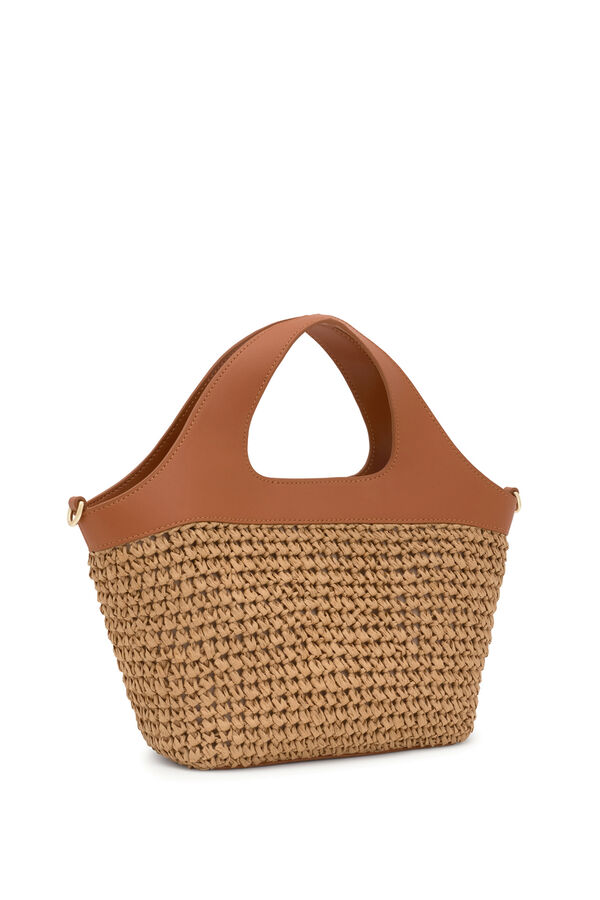 Tous Medium camel TOUS Lirio Rafia basket Beige