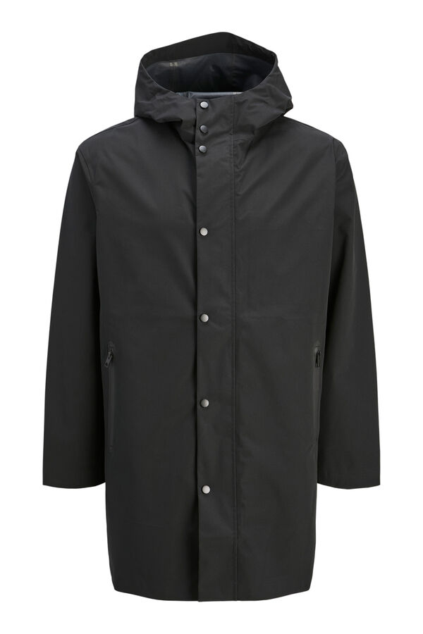 Jack & Jones Regular fit waterproof jacket Black
