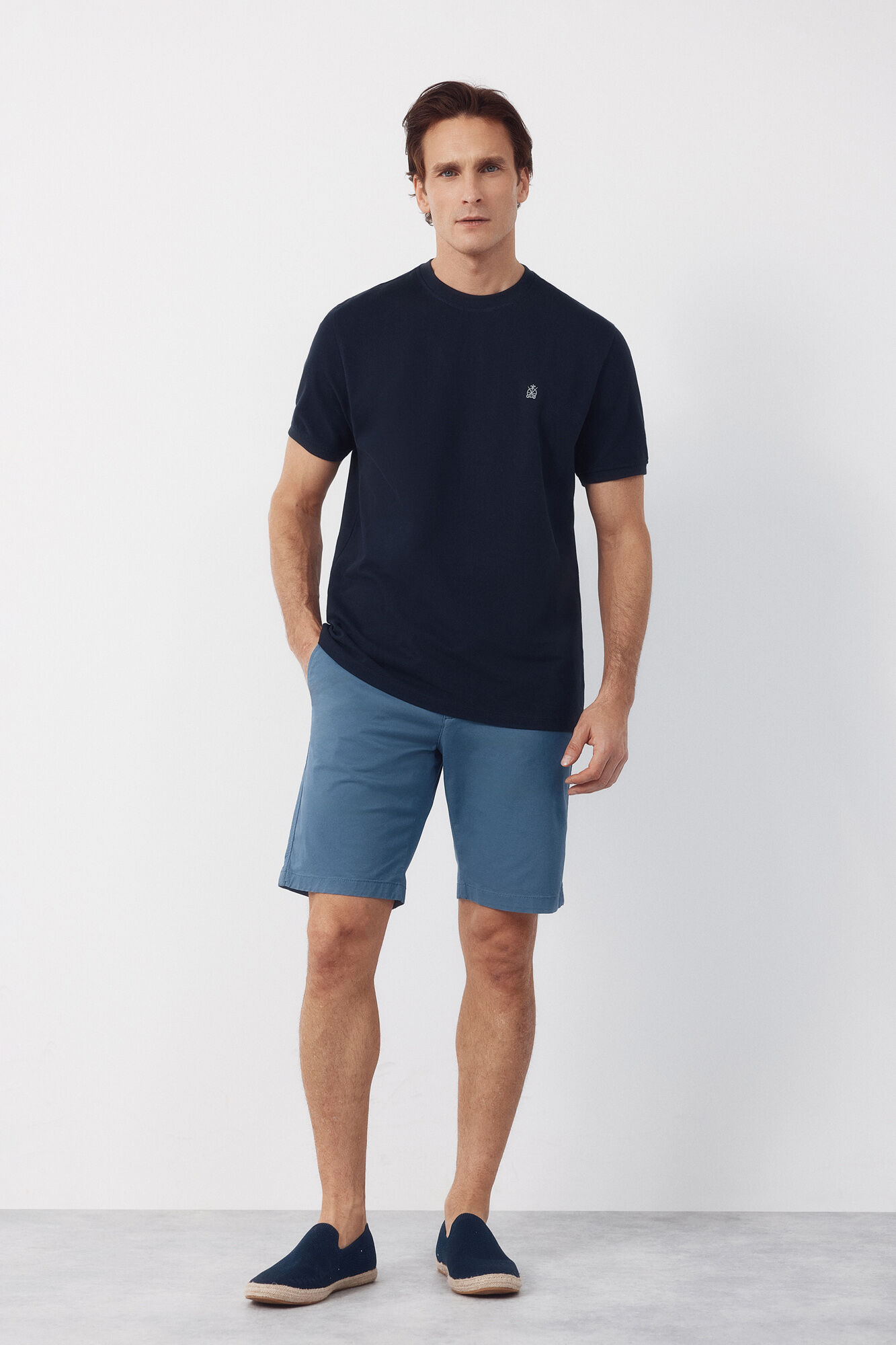 Cortefiel Piqu&eacute; basic T-shirt